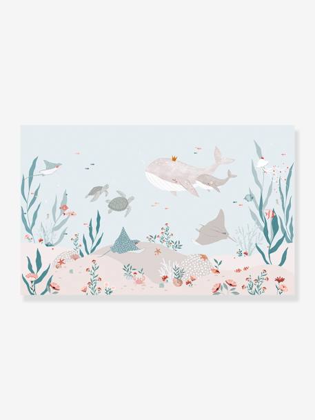 Vliesbehang DREAMY SEABED - LILIPINSO blauw - vertbaudet enfant 