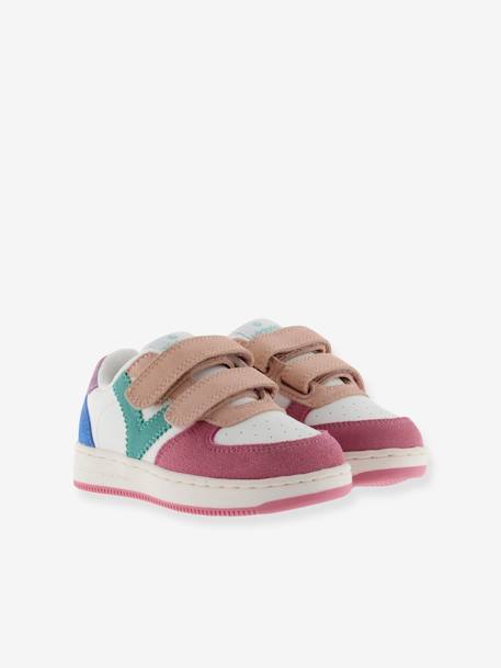 Kindersneakers Tiempo Tiras Serraje Multicolor 1124116 VICTORIA® fuchsia+jeansblauw - vertbaudet enfant 