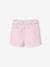 Babyshort met gebloemde riem lila - vertbaudet enfant 