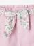 Babyshort met gebloemde riem lila - vertbaudet enfant 