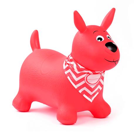 Mijn huppelende hond LUDI 6629+hemelsblauw+rood - vertbaudet enfant 