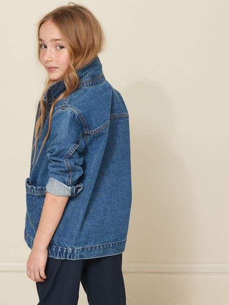 Denims meisjesjas CYRILLUS stone - vertbaudet enfant 