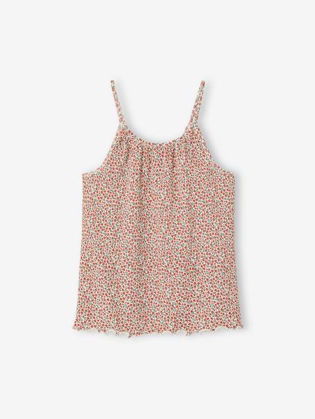 Set van 2 pyjashorts voor meisjes van ribtricot grijsblauw - vertbaudet enfant 