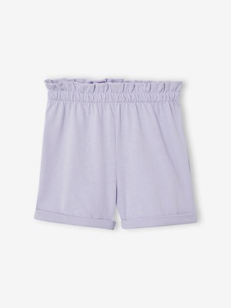 Set met 2 pyjashorts met bloemetjes voor meisjes lila - vertbaudet enfant 