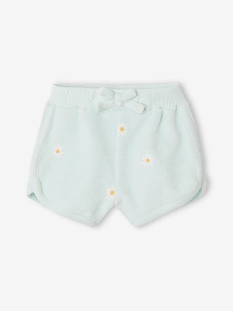 Set van 4 badstoffen shorts baby's lichtroze - vertbaudet enfant 