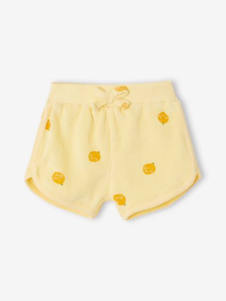 Set van 4 badstoffen shorts baby's lichtroze - vertbaudet enfant 