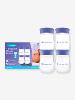 Verzorging-Baby eet en drinkt-Set van 4 LANSINOH 160 ml bewaarpotjes voor moedermelk