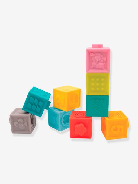 Set van 9 nestbare kubussen - LUDI meerkleurig - vertbaudet enfant 