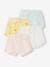 Set van 4 badstoffen shorts baby's lichtroze - vertbaudet enfant 