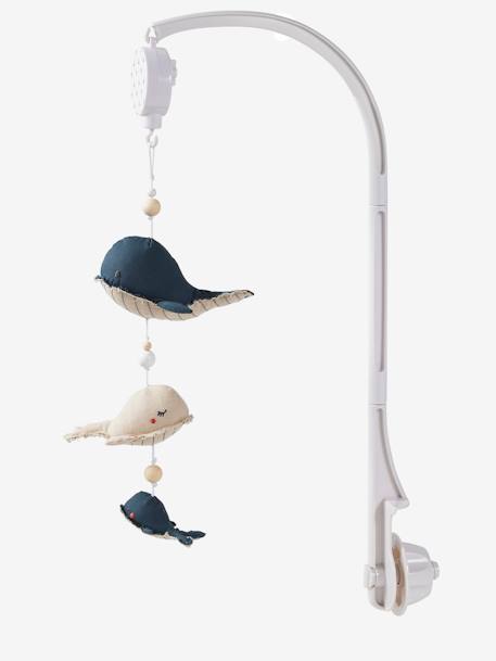 Muzikale walvis NAVY SEA gemêleerd beige - vertbaudet enfant 