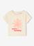 Babyshirt 'Happy summer' met korte mouwen ecru - vertbaudet enfant 