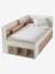 Kinderbed met opbergruimte BASEO nude+wit - vertbaudet enfant 