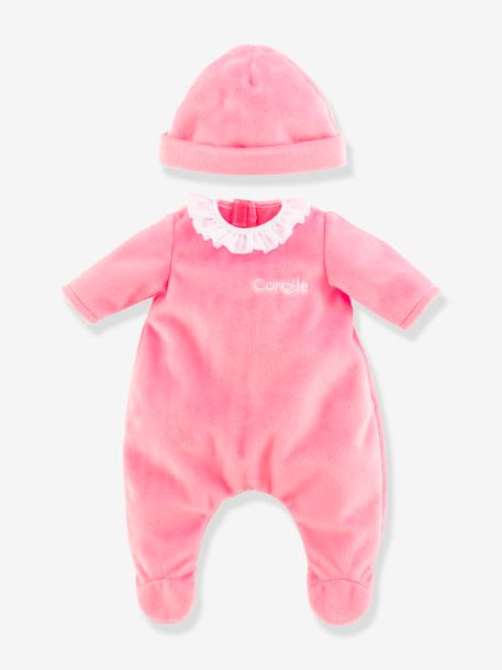 Roze pyjama + muts - COROLLE rozen - vertbaudet enfant 