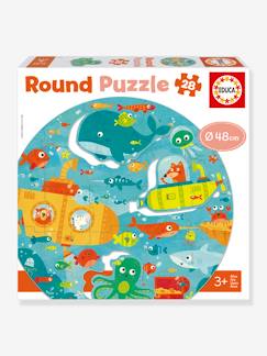 -Ronde puzzel Onder de zee - EDUCA - 28 stukjes