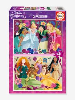 Speelgoed-Educatief speelgoed-Puzzels 2X48 stukjes Disneyprinsessen - EDUCA