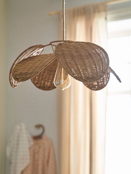 Lampenkap voor rotan lamp Pétales beige - vertbaudet enfant 