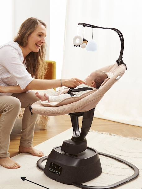 Verbonden elektrische schommel BABYMOOV Swoon Evolution Connect beige - vertbaudet enfant 