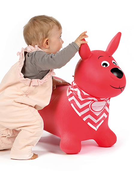 Mijn huppelende hond LUDI 6629+hemelsblauw+rood - vertbaudet enfant 