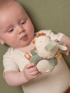 Speelgoed-Eerste levensjaren-Knuffels en knuffeldoekjes-Bloemen vogel rammelaar - LITTLE DUTCH