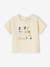 Babyshirt 'Super fun' met korte mouwen ecru - vertbaudet enfant 