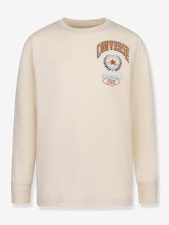 Jongens-Kindershirt Collegiate Sport Stack Ls CONVERSE van biokatoen.