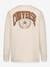 Kindershirt Collegiate Sport Stack Ls CONVERSE van biokatoen. beige - vertbaudet enfant 