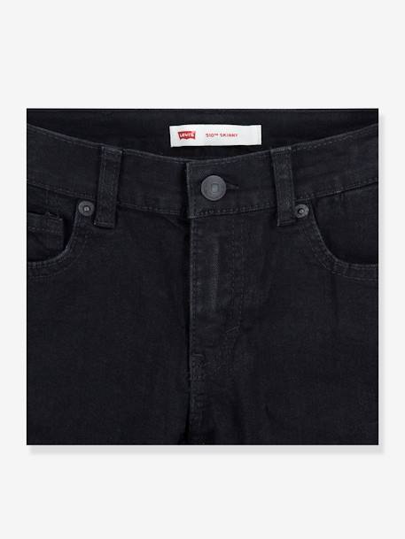 Skinny jeans voor jongens 510 van Levi's gebleekt denim+stone+zwart - vertbaudet enfant 