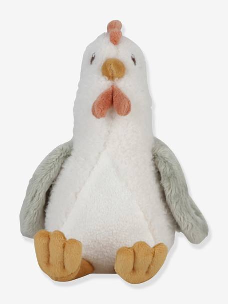 Knuffel kip Little Farm - LITTLE DUTCH wit - vertbaudet enfant 