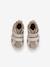 Hoge leren sneakers voor baby beige, bedrukt - vertbaudet enfant 