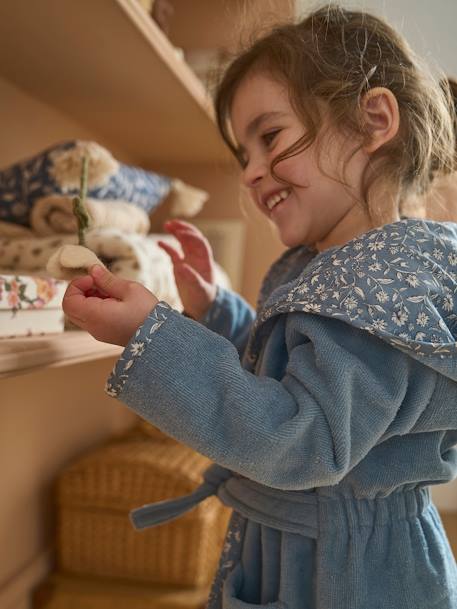 Kamerjas voor baby's, personaliseerbaar INDIA blauw, bedrukt - vertbaudet enfant 