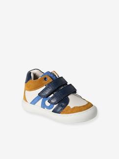 Schoenen-Baby schoenen 17-26-Leren sneakers met klittenband