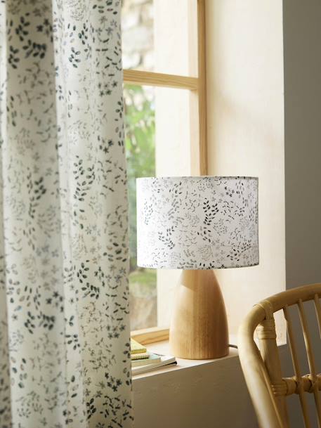 Leeslamp met bloemenprint ecru - vertbaudet enfant 