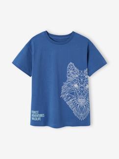 T-shirt met wolfmotief jongens  - vertbaudet enfant
