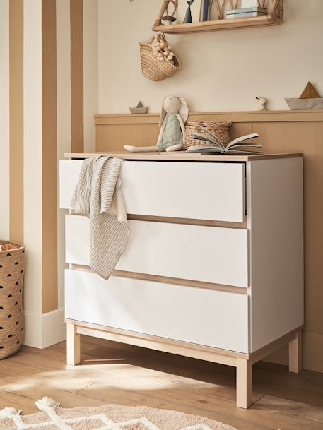 Commode met verschoontafel COLLECTIE COMETE wit - vertbaudet enfant 