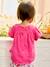 Babyblouse van katoengaas met gehaakte halslijn fuchsia - vertbaudet enfant 