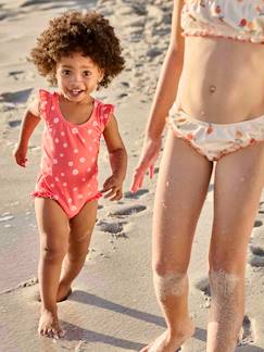 Baby-Badpak, strandaccessoires-Badpak voor meisjesbaby met bloemenprint