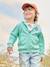 Jongenssweater met rits en capuchon Basics turquoiseblauw - vertbaudet enfant 