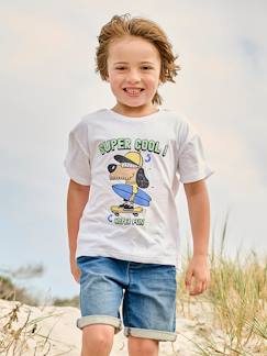 Jongens-T-shirt, poloshirt, souspull-T-shirt-Jongensshirt met leuk dierenmotief