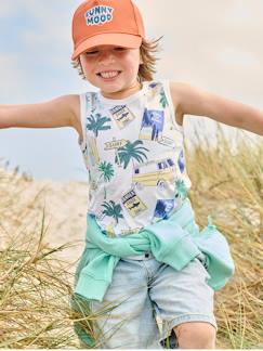 Jongenshemd met leuke surfpatronen  - vertbaudet enfant