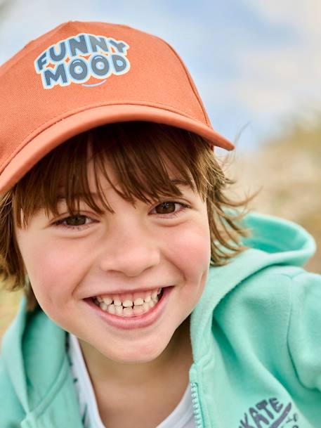 Jongenspet 'Funny Mood' abrikoos - vertbaudet enfant 