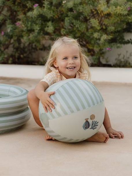 Strandbal Ocean Dreams - LITTLE DUTCH blauw+blauwgroen+rozen - vertbaudet enfant 