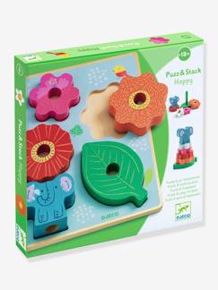 Speelgoed-Educatief speelgoed-Puzzels-Nestel- en stapelpuzzel "Puzz & Stack Happy" - DJECO
