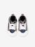 Hoge sneakers met veters en rits bruin+veel blauw - vertbaudet enfant 