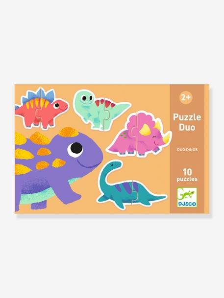 Puzzel Dinos duo - DJECO meerkleurig - vertbaudet enfant 