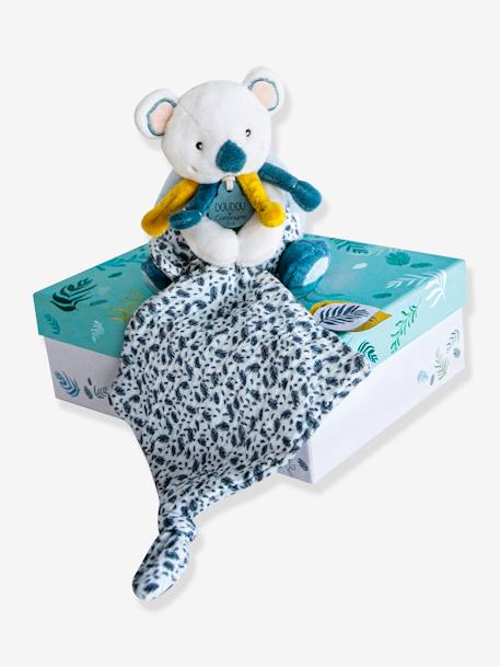 Yoca de koala - pop met knuffel 15cm - DOUDOU ET COMPAGNIE blauw - vertbaudet enfant 