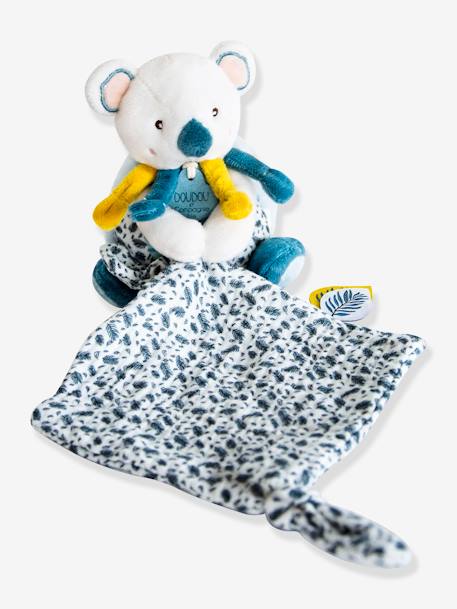 Yoca de koala - pop met knuffel 15cm - DOUDOU ET COMPAGNIE blauw - vertbaudet enfant 