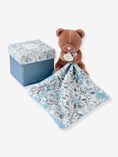 Speelgoed-Eerste levensjaren-Knuffels en knuffeldoekjes-Pop + knuffel 12cm boh'aim - DOUDOU ET COMPAGNIE