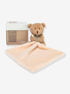 Speelgoed-Zachte knuffelzakdoek - 10 cm - Bloemendoos - DOUDOU ET COMPAGNIE