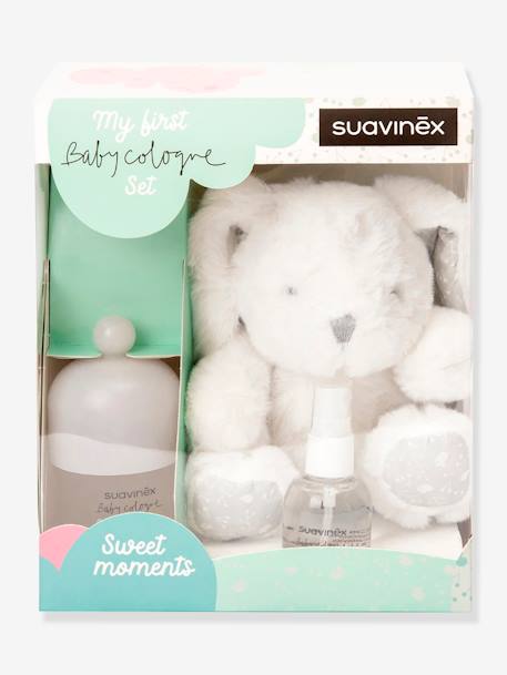 Set Baby eau de cologne Sense + konijn knuffel SUAVINEX wit - vertbaudet enfant 