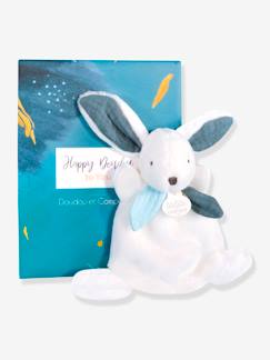 Speelgoed-Happy knuffel plat 17cm - DOUDOU ET COMPAGNIE